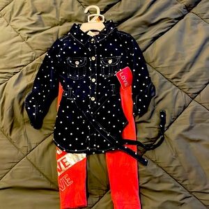 Girls 2-piece pants set